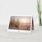 ヨハネ16:13真理の霊があなたを導く、海 カード (裏面)