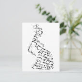 ヨハネ16:21はがき ポストカード (スタンド正面)