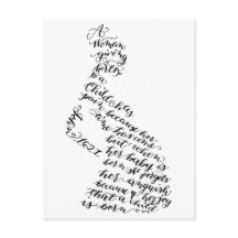 ヨハネ16:21はがき