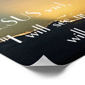 ヨハネ16:22の聖句を再び見よう ポスター (角)