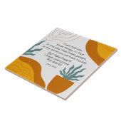 ヨハネ16:33わたしに平安あれ タイル (側面)