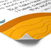 ヨハネ16:33わたしに平安あれ ポスター (角)