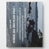 ヨハネ16:33わたしはあなたにこ話れらのものを フォトプラーク (正面)