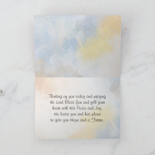 ヨハネ16:33わたしは世界を打ち破った! カード (内部)