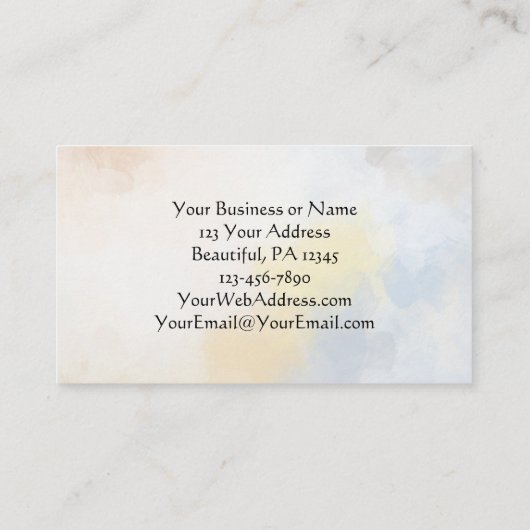 ヨハネ16:33わたしは世界を打ち破った! 名刺 (裏面)