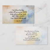 ヨハネ16:33わたしは世界を打ち破った！ 名刺 (正面/裏面)