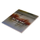 ヨハネ16:33わたしは聖書の聖句クリスチャンを克服した タイル (側面)