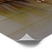 ヨハネ16:33わたしは聖書の聖句クリスチャンを克服した ポスター (角)