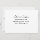 ヨハネ16:33わたしは聖書の聖句フラットカードを克服した (裏面)