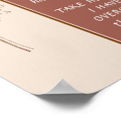 ヨハネ16:33ハート!僕は世界を乗り越えた ポスター (角)