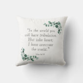 ヨハネ16:33聖書の聖句 クッション (裏面)