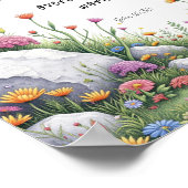 ヨハネ16:33聖書の詩のイメージポスター ポスター (角)