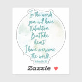 ヨハネ16:33 シール (シート)