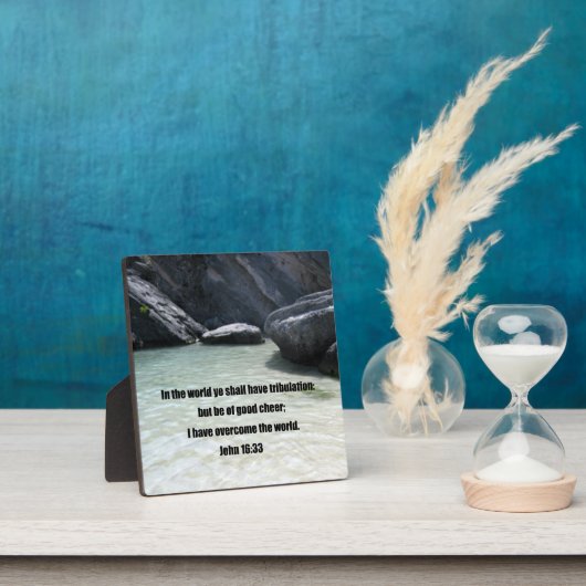 ヨハネ16:33 フォトプラーク (インサイチュ)