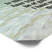 ヨハネ16:33 ポスター (角)