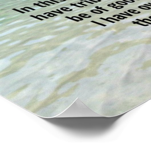 ヨハネ16:33 ポスター (角)