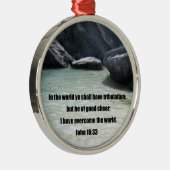 ヨハネ16:33 メタルオーナメント (右)