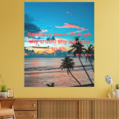 ヨハネ17:17聖書の聖句聖なる書物、 経典KJVキャンバス写真 キャンバスプリント (インサイチュ (リビング))