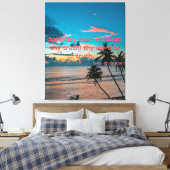 ヨハネ17:17聖書の聖句聖なる書物、 経典KJVキャンバス写真 キャンバスプリント (インサイチュ (寝室))