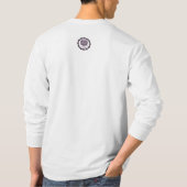 ヨハネ19:2-3 KJVバイブル聖句聖なる書物、 経典メンズ Tシャツ (裏面)