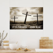 ヨハネ19:30ポスター ポスター (キッチン)