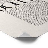 ヨハネ1 – バイブル聖句モダン聖なる書物、 経典ウォールアート ポスター (角)