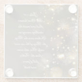 ヨハネ1:14この言葉は聖書の聖句となった ガラスコースター (裏面)