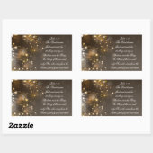 ヨハネ1:14この言葉は聖書の聖句となった 長方形シール (シート)