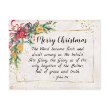 ヨハネ1:14この言葉は肉となり、クリスマスとなった