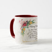 ヨハネ1:14この言葉は肉となり、クリスマスとなった マグカップ (正面左)