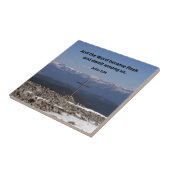 ヨハネ1:14その言葉は肉となり住み着いた タイル (側面)