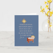 ヨハネ1:14クリスマス カード (黄色い花)