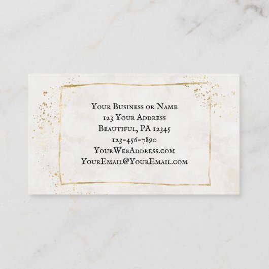 ヨハネ1:14クリスマス,言葉は肉になった 名刺 (裏面)