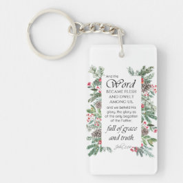 ヨハネ1:14聖書聖句 キーホルダー