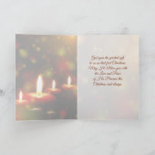 ヨハネ1:14言葉は肉になった聖なる書物、 経典クリスマス シーズンカード (内部)