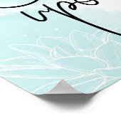 ヨハネ1:16わたしたちは皆,恵みの上に恵みを受けた ポスター (角)