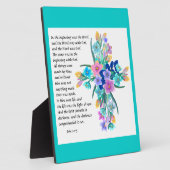 ヨハネ1:1-5プラーク フォトプラーク (側面)