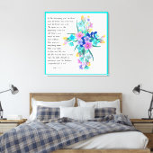 ヨハネ1:1-5 キャンバスプリント (インサイチュ (寝室))