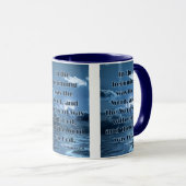 ヨハネ1:1 KJV聖書の詩Pic Two-Tone マグカップ (正面右)