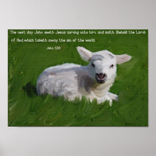 ヨハネ1:29 ポスター (正面)