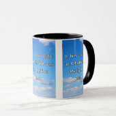 ヨハネ1:4 KJVバイブルVerse Pic 2-Tone Mug マグカップ (正面右)