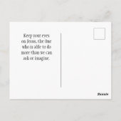 ヨハネ1:5闇の中で光が輝く ポストカード (裏面)