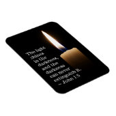 ヨハネ1:5闇の中で光が輝く マグネット (右側)