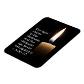 ヨハネ1:5闇の中で光が輝く マグネット (左側)