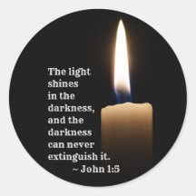 ヨハネ1:5闇の中で光が輝く