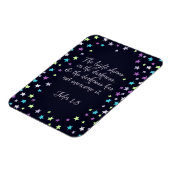 ヨハネ1:5闇の聖書の引用文に光が輝く マグネット (左側)