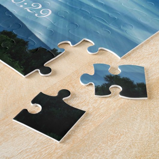 ヨハネ20賛美章29節は見たことのない人々である ジグソーパズル (側面)