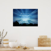 ヨハネ20賛美章29節は見たことのない人々である ポスター (キッチン)