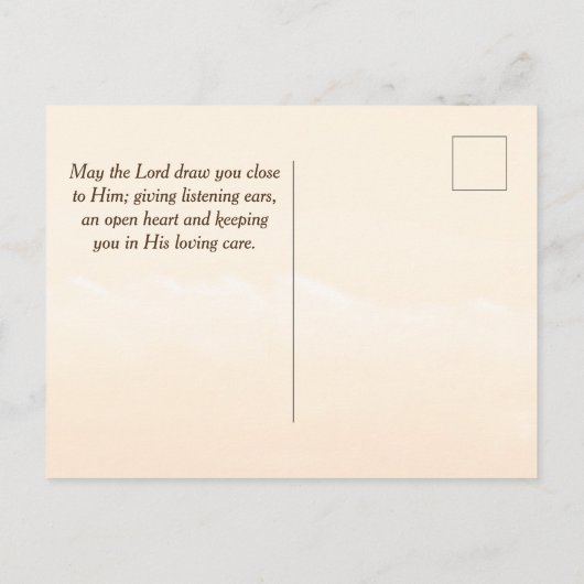 ヨハネ20:21父がわたしを遣わされたので,わたしはあなた方を遣わす ポストカード (裏面)