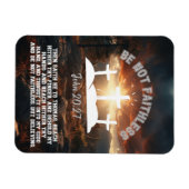 ヨハネ20:27トマスを疑う マグネット (横)